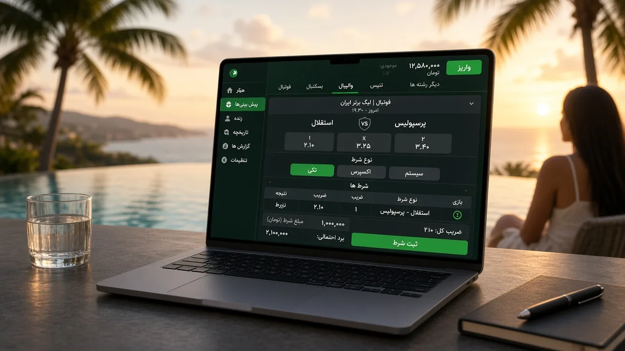 رابط راستبهچپ فارسی روی لپتاپ